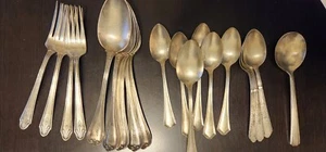 Antique silver kitchen cutlery from different brands - Picture 1 of 6