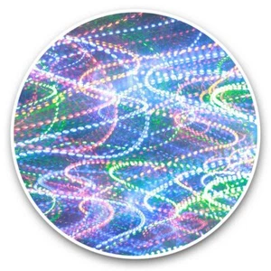 2 x Vinyl Stickers 20cm  - Bright Lights Art Light Swirls  #44453 - Afbeelding 1 van 8