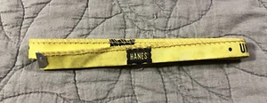 Cinta métrica publicitaria vintage Hanes ropa interior 80" - Imagen 1 de 3