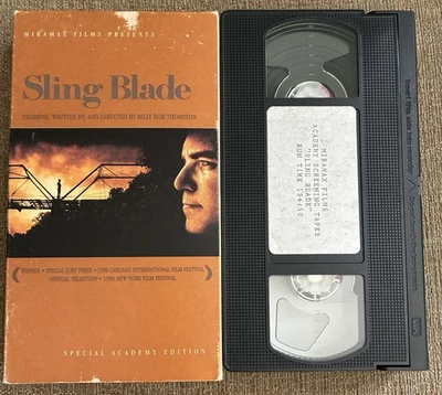 Screening Copy SLING BLADE Special Academy Edition VHS, 1997 Billy Bob Thornton - Image 1 of 4
