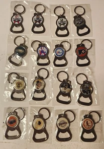 Lot Of 16 Keychain/Bottle Openers-MLB. NFL, NBA, NHL - Picture 1 of 17
