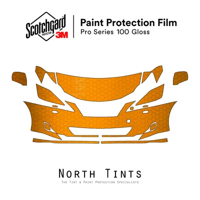 Lexus IS 2006-2008 3M PRO Series PreCut Paint Protection Film Clear Bra PPF Kit - Image 1 of 4
