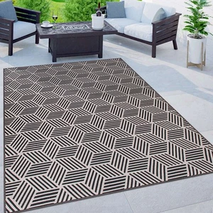 Rugshop Outdoor Carpet Geometric Cubes Indoor/Outdoor Rugs Outdoor Patio Rug 5x7 - Picture 1 of 11