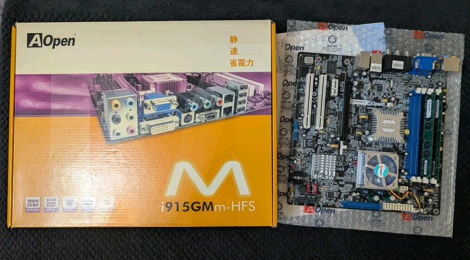 Aopen i915GMm-HFS Intel 915 Socket 479 Mobile Motherboard - Image 1 of 4