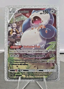 Pokémon Snorlax 150hp Silver Foil Fan Art Sammlerkarte TCG - Bild 1 von 2