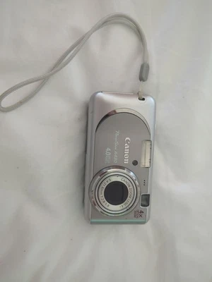 Canon PowerShot A430 Digitalkamera, Silber - Bild 1 von 2