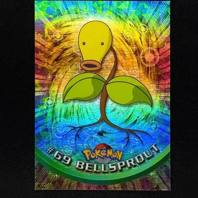 topps Pokemon TV Animation Edition Series 1 Rainbow Holo Foil #69 Bellsprout - Image 1 of 2