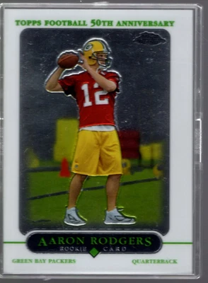 A0889- 2005 Topps Chrome #190 Aaron Rodgers RC - NM-MT - Image 1 of 2