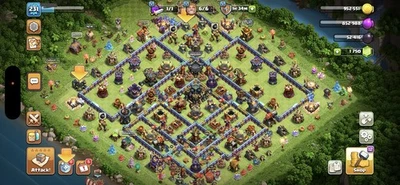 TH 17 231 lvl GOOD DEF | 75-100-70-40-34 Heroes | 6 BUILDERS | CHEAP - Image 1 of 4