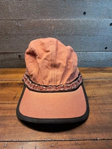 KAVU Seattle USA Hiking Vintage Adjustable Hat Size M Faded Orange - Picture 1 of 6