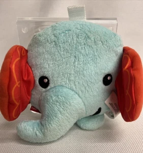 Fisher-Price Peek-a-boo Giggles Bitsy Elephant blue red Plush Pal 2015 - Picture 1 of 15