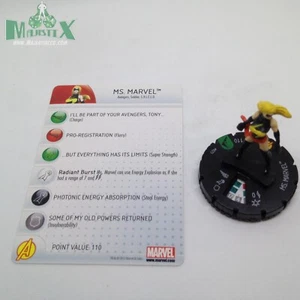 Heroclix Chaos War set Ms. Marvel (Carol Danvers) #023 Uncommon figure w/card! - Picture 1 of 1