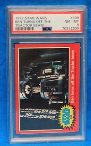 1977 TOPPS STAR WARS # 109 Ben Turns off the Tractor Beam PSA 8 NM-MT # 70292330 - Picture 1 of 2