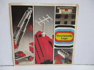 CATALOGUE LEGO DE 1969 " NOUVEAUTES LEGO " MAISON GRUE CAMIONS ACCESSOIRES