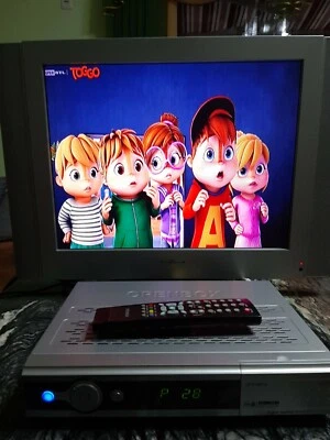 LCD TV Phocus + DVB Sat Receiver Openbox X 820CL - Bild 1 von 4