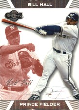 2007 (BREWERS) Topps Co-Signers Red #40B Prince Fielder/Bill Hall