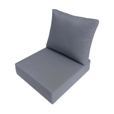 |SLIPCOVER ONLY| Outdoor Knife Edge Deep Seat Backrest Pillow Cover Large AD001 - Image 1 of 4
