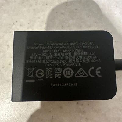 Microsoft Surface Mini DisplayPort to VGA Adapter Model 1820 - Image 1 of 2