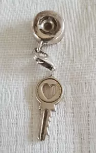 Pendentif Charms Thomas Sabo en argent massif en forme de clé - Foto 1 di 8