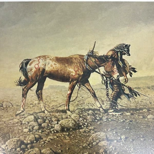 "The Survivor" por Frank McCarthy Firmado Numerado Nativo Americano Western Enmarcado - Imagen 1 de 19