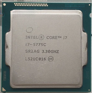 Compatible Intel Core i7-5775C SRZAG 3.3GHz LGA1150 Graphics 6200 CPU - Picture 1 of 1