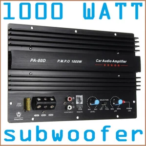 POTENTE AMPLIFICATORE AUTO 2200 WATT 2-1 CANALI/MONO 300WATT RMS CASSE SUBWOOFER - Foto 1 di 7