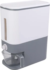 22 Lbs Rice Dispenser with Measuring Cup,Large Rice Container, Food Storage Cont - Picture 1 of 12