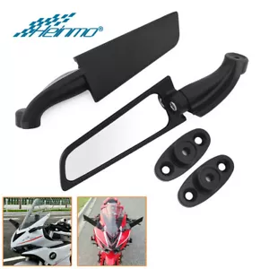 Espejo lateral trasero aleta de ala giratoria viento para 2016-2022 Honda CBR650R CBR650F - Imagen 1 de 5