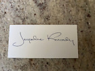 Jacqueline Kennedy Facsimile Signature Card First Lady of President John Kennedy