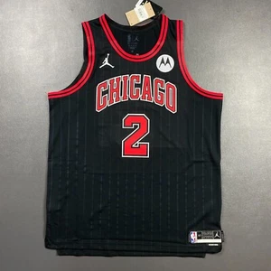 100% Authentic Lonzo Ball Nike Bulls Statement Jersey Size 52 XL Motorola - Picture 1 of 6