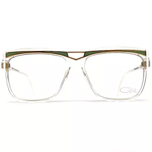 NOS vintage CAZAL 171 eyeglasses - W.Germany 80s - ORIGINAL - White/Gold/Crystal - Picture 1 of 10