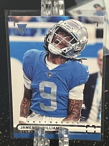 JAMESON WILLIAMS----2022 PANINI---CHRONICLES---POTOGENIC---ROOKIE----LIONS - Picture 1 of 2