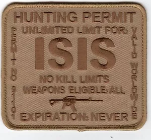 ISIS Jagderlaubnis - BCPatch Katze Nr. C7219 - Bild 1 von 1