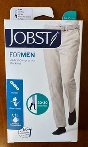 Jobst For Men #115091 XL Black 20-30 mmHg Knee High w/ Closed Toe, New (Unworn) - Picture 1 of 6