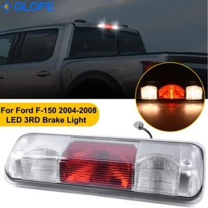 Lente transparente/roja tercera luz de freno para luces de carga de montaje alto para Ford F150 2004-2008 - Imagen 1 de 11