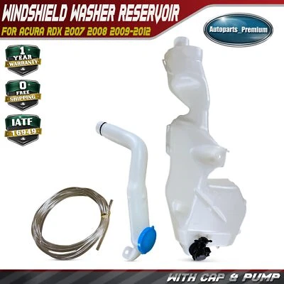 Windshield Washer Reservoir with Cap & Pump for Acura RDX 2007 2008 2009-2012 - Image 1 of 4