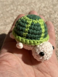 Tortoise Turtle * Hand Made Crochet * Gift Fun Key Ring * Amigurumi Cute Friend - Picture 1 of 8
