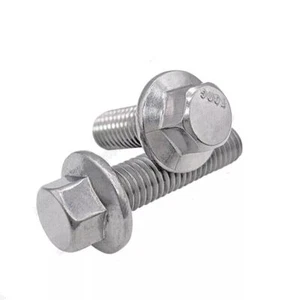 304 Stainless Steel Hexagon Flange Bolts Heavy Series M5 M6 M8 M10 M12 - Picture 1 of 12