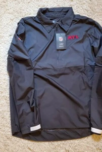 Atlanta Falcons Nike Team M Black Windbreaker Pull Over - Picture 1 of 4