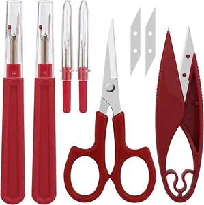 Sewing Seam Ripper Tool,Stitch Remover and Thread Cutter with 2Big+2Small Seam R - Picture 1 of 6
