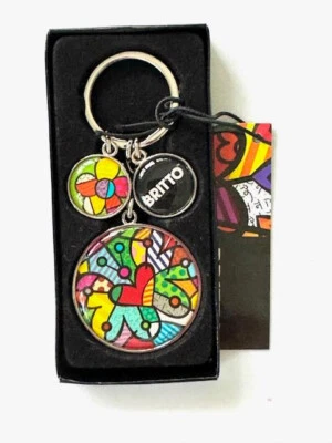 Romero Britto брелок для ключей: бабочка * новый * подарок в коробке - Изображение 1 из 3