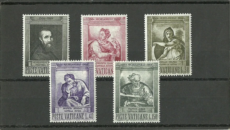 VATICAN 1964  4th centenary of the death of Michelangelo Buonarroti --MNH - Image 1 of 1