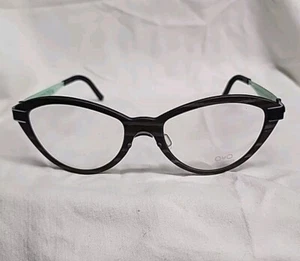 OVVO Optics 3009 Gaboon Ebony/ Seafoam Green Handmade Titanium Frames 52/18/135 - Picture 1 of 7