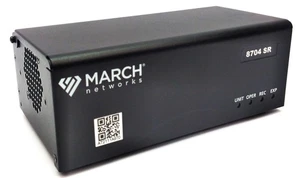 Piattaforma di registrazione NVR ibrida 4 canali serie 8704 March Networks 39071-116 - Foto 1 di 7