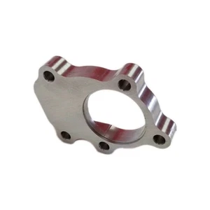 Stainless T25 T28 Downpipe Turbo Flange to 2.25" Outlet Wastegate Pocketed 3/4" - Picture 1 of 4