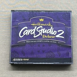 Hallmark Card Studio Deluxe 2 (PC CD 4-Disc Set Windows) Scrapbook Paper Doll + - Picture 1 of 12