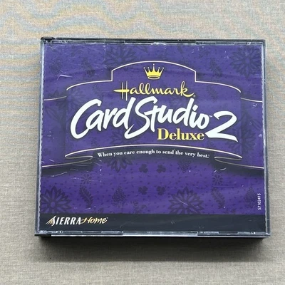 Hallmark Card Studio Deluxe 2 (PC CD 4-Disc Set Windows) Scrapbook Paper Doll + - Image 1 of 4