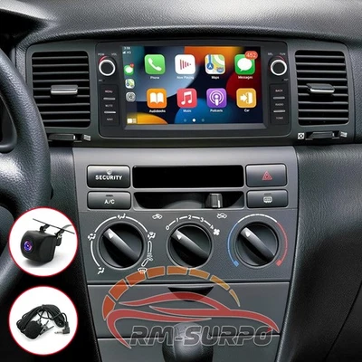 For Toyota Corolla 2000-2006 Car Stereo Radio GPS Navi WIFI Apple Carplay 4+64G Foto 1 de 4
