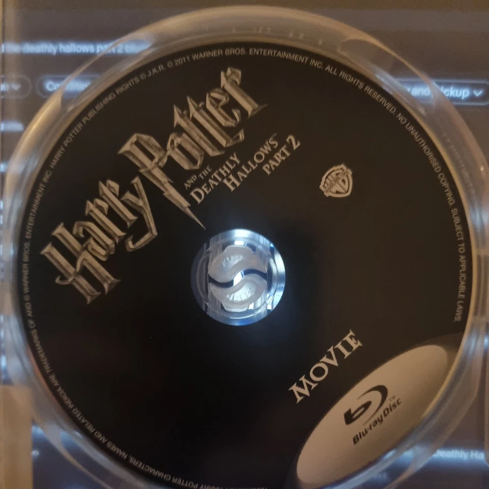 Harry Potter and the Deathly Hallows : Part 2 (Blu-ray, 2011) disc only - image 1 of 1