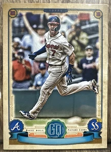 2019 Topps Gypsy Queen Missing Nameplate #208 Dansby Swanson Atlanta Braves - Picture 1 of 2
